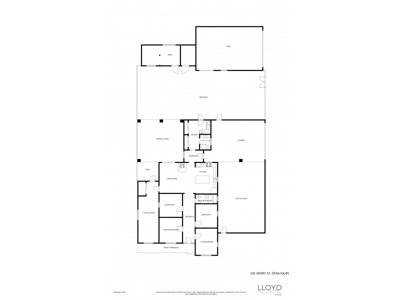 220 Henry Street, Deniliquin NSW 2710 Floorplan