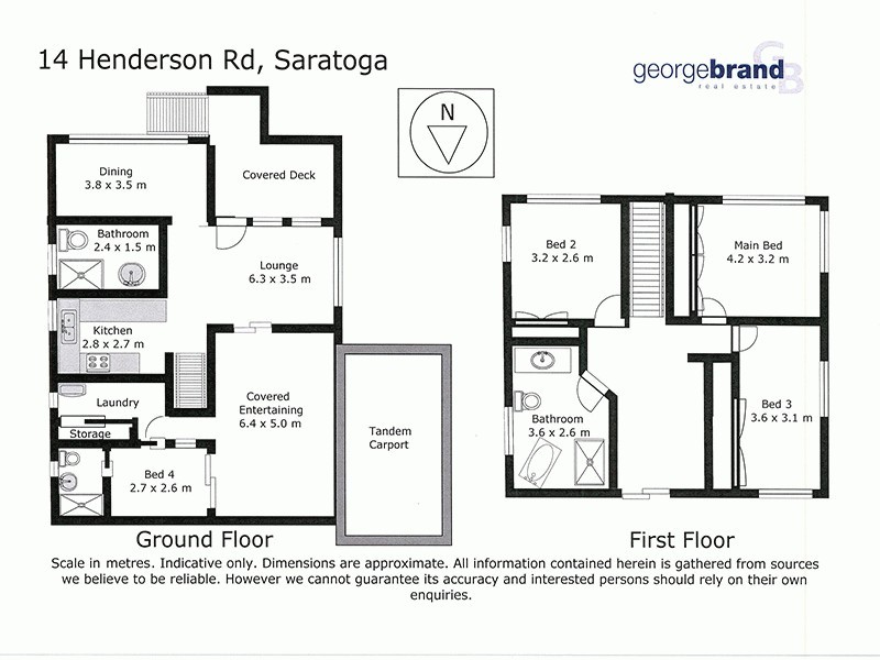 14 Henderson Rd, Saratoga NSW 2251 Floorplan
