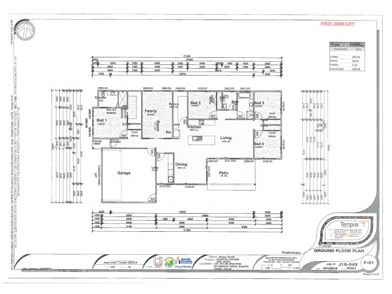 9 Beachwood Circuit, Bakers Creek QLD 4740 Floorplan