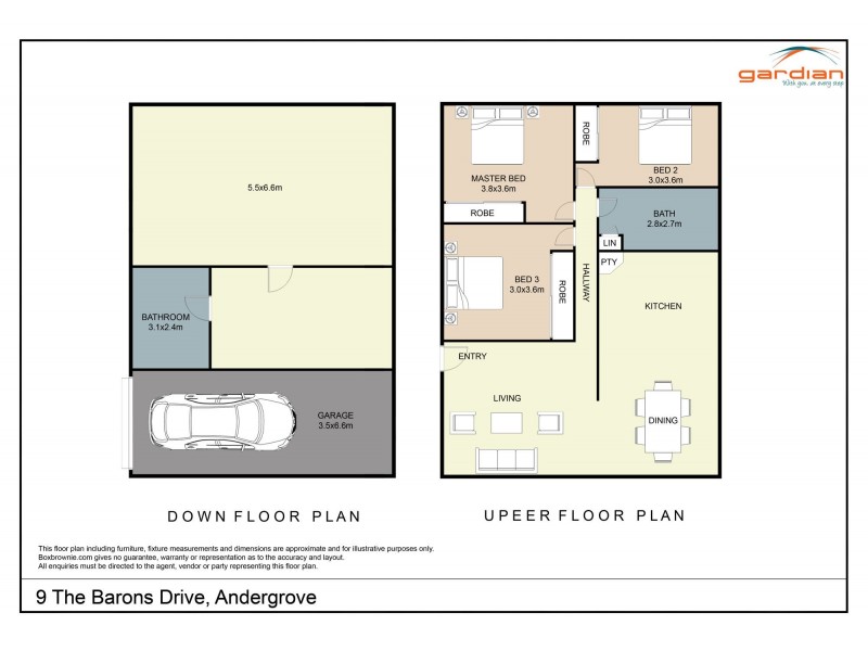 9 The Barons Drive, Andergrove QLD 4740 Floorplan