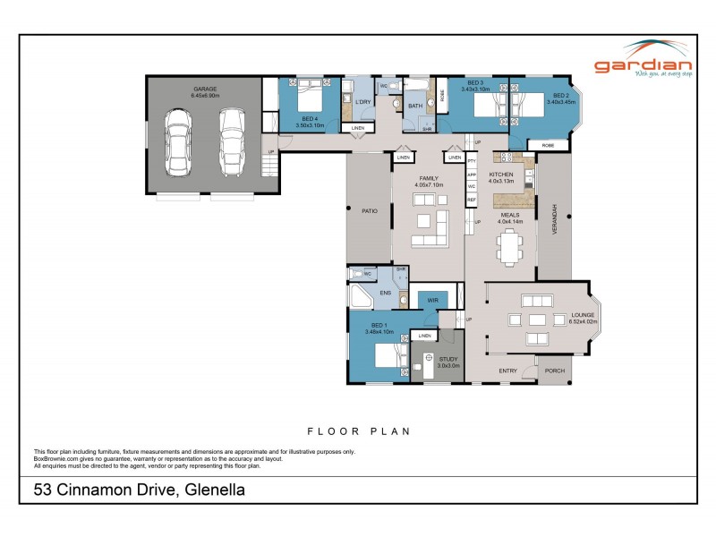 53 Cinnamon Drive, Glenella QLD 4740 Floorplan