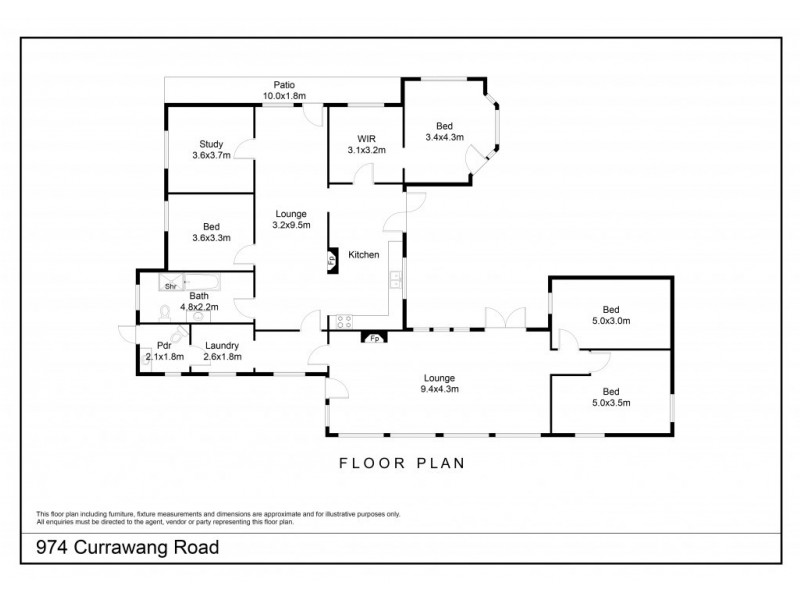974 Currawang Road, Goulburn NSW 2580 Floorplan