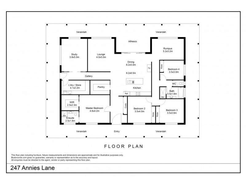 247 Annies Lane, Woodhouselee via, Goulburn NSW 2580 Floorplan