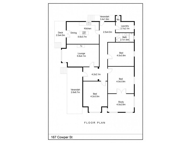 167 Cowper Street, Goulburn NSW 2580 Floorplan