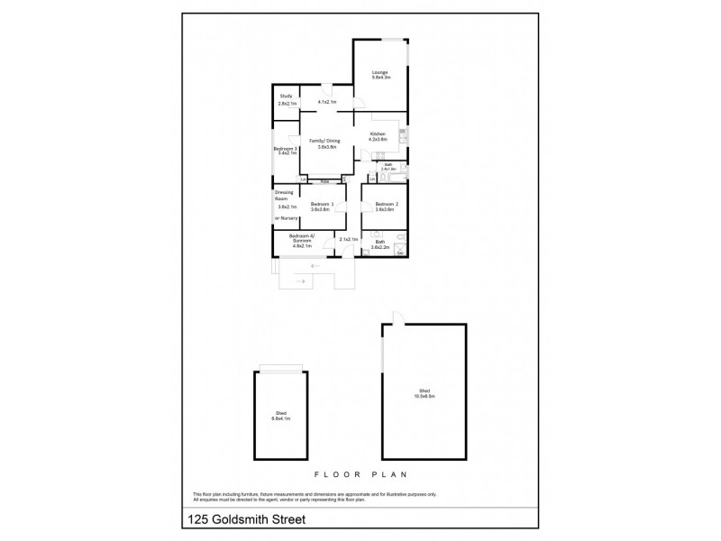 125 Goldsmith Street, Goulburn NSW 2580 Floorplan