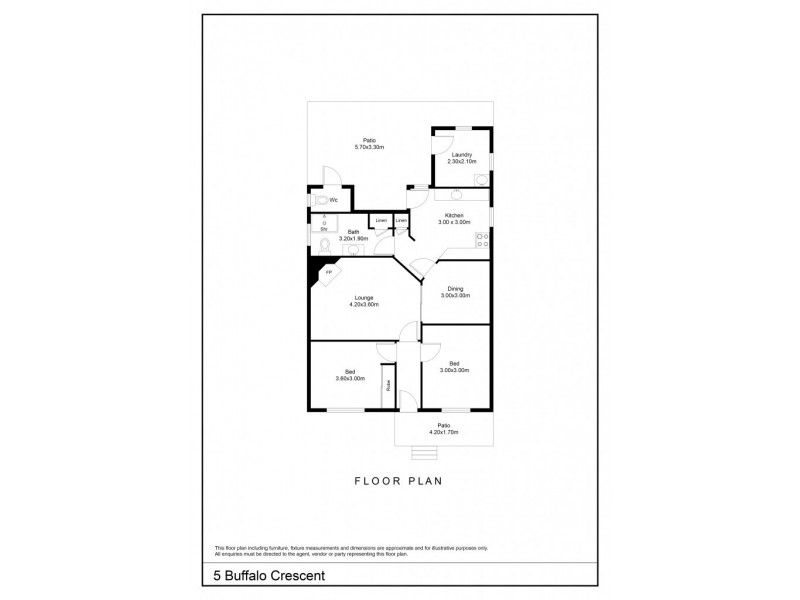 5 Buffalo Crescent, Goulburn NSW 2580 Floorplan