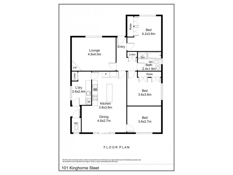 101 Kinghorne Street, Goulburn NSW 2580 Floorplan