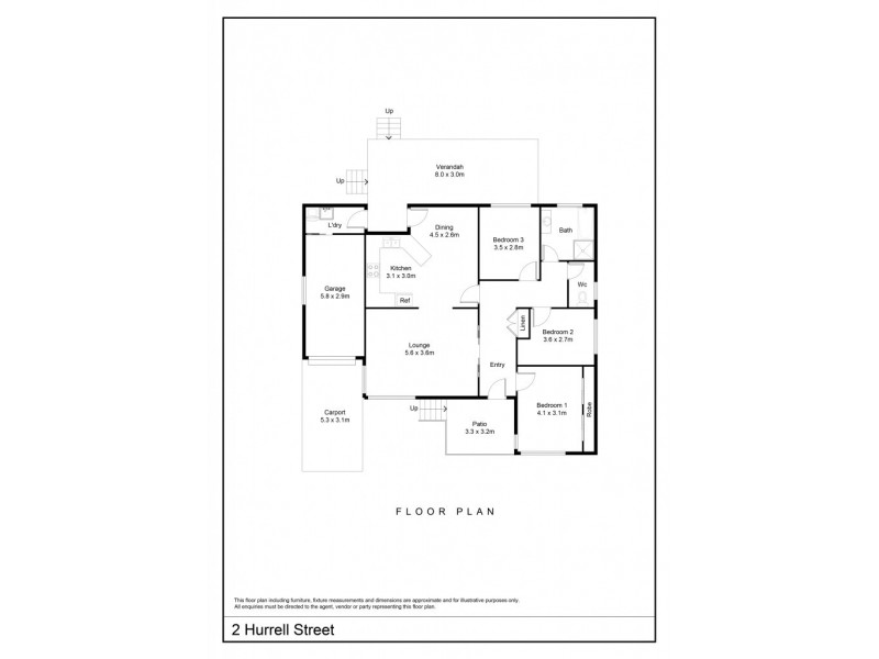 2 Hurrell Street, Goulburn NSW 2580 Floorplan