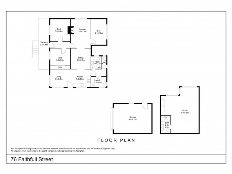 76 Faithfull Street, Goulburn NSW 2580 Floorplan