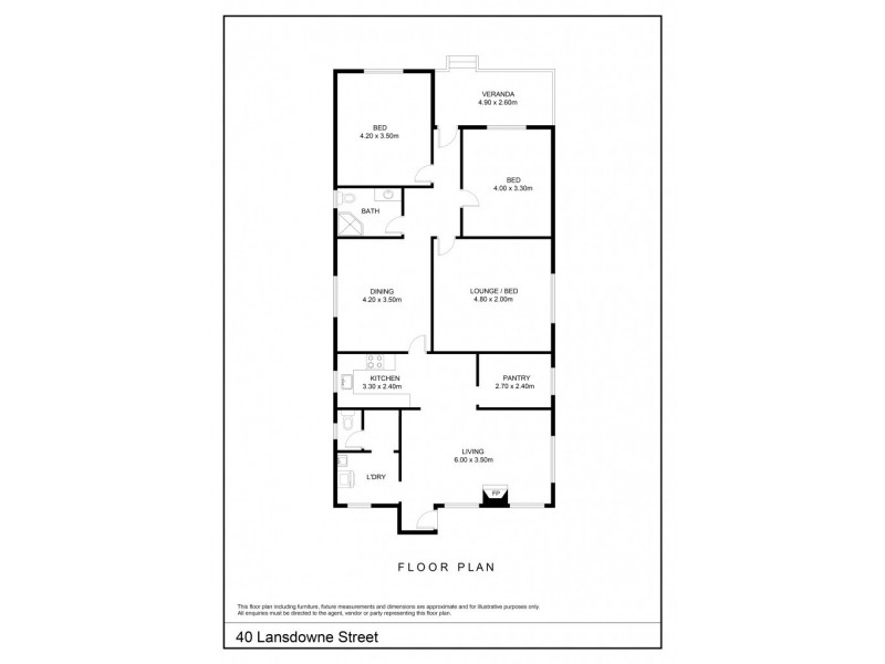 40 Lansdowne Street, Goulburn NSW 2580 Floorplan
