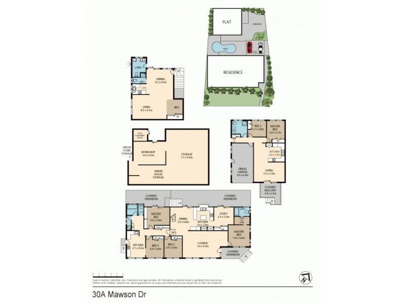 30 Mawson Drive, Killarney Vale NSW 2261 Floorplan