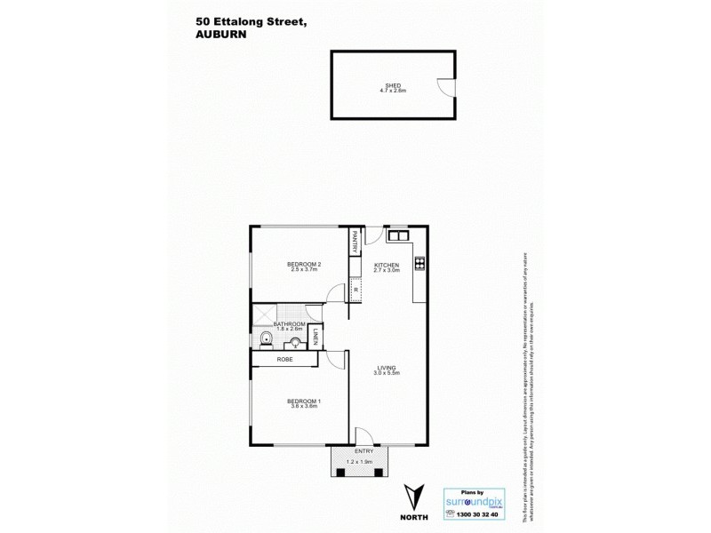 50 Ettalong Street, Auburn NSW 2144 Floorplan