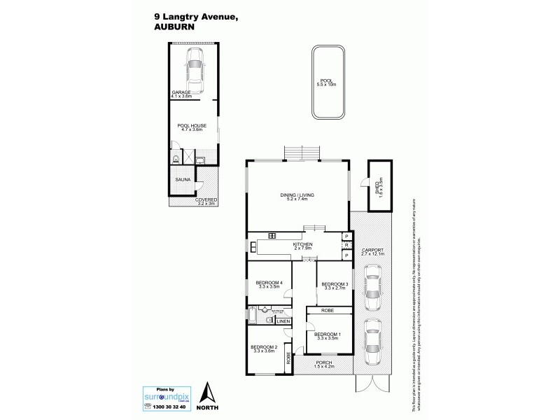 9 Langtry Ave, Auburn NSW 2144 Floorplan