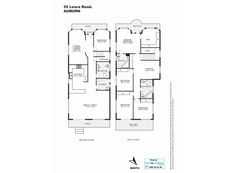 55 Leura Rd, Auburn NSW 2144 Floorplan