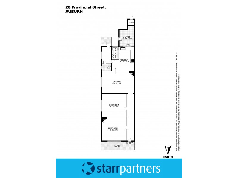 26 Provincial Street, Auburn NSW 2144 Floorplan