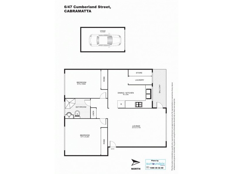 6/47 Cumberland Street, Cabramatta NSW 2166 Floorplan