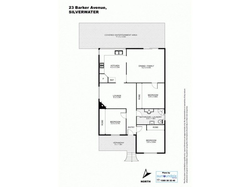 23 Barker Ave, Silverwater NSW 2128 Floorplan