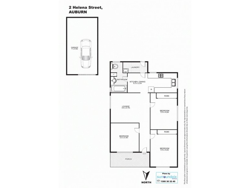 2 Helena St, Auburn NSW 2144 Floorplan