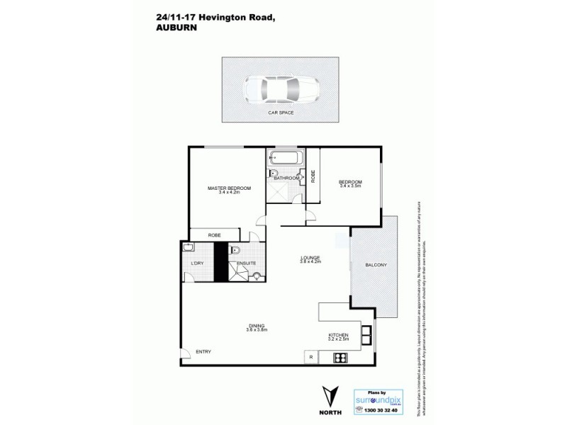 24/11-17 Hevington Road, Auburn NSW 2144 Floorplan