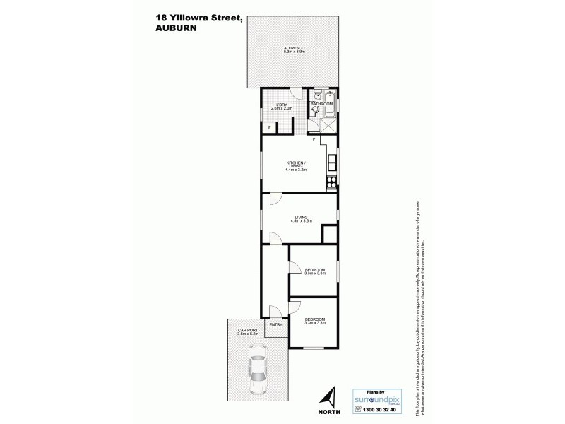 18 Yillowra St, Auburn NSW 2144 Floorplan