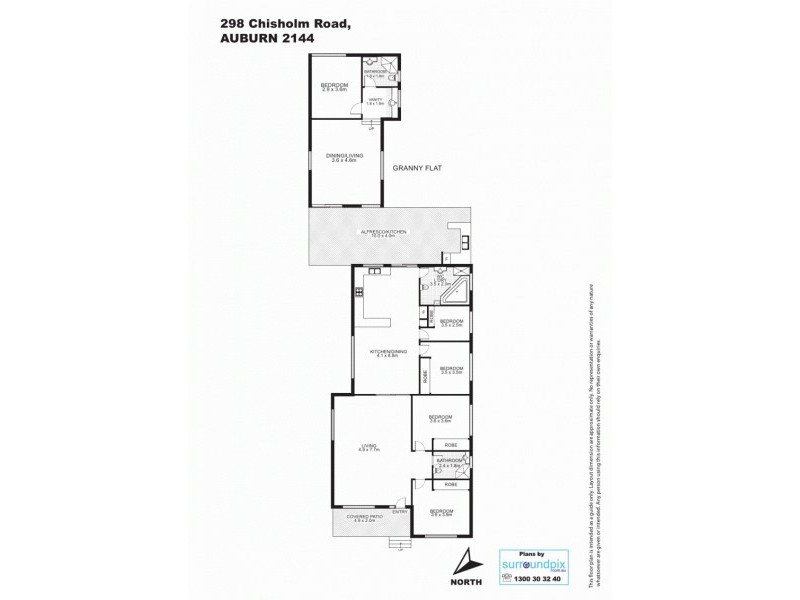298 Chisholm Road, Auburn NSW 2144 Floorplan