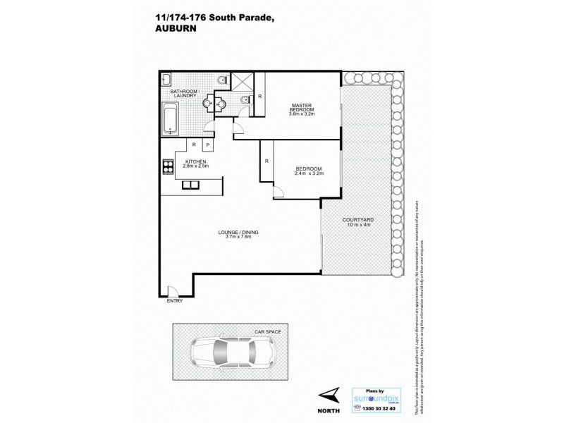 11/176 South Parade, Auburn NSW 2144 Floorplan