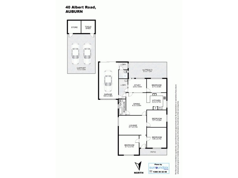 40 Albert Road, Auburn NSW 2144 Floorplan