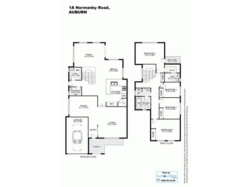 1A Normanby Road, Auburn NSW 2144 Floorplan