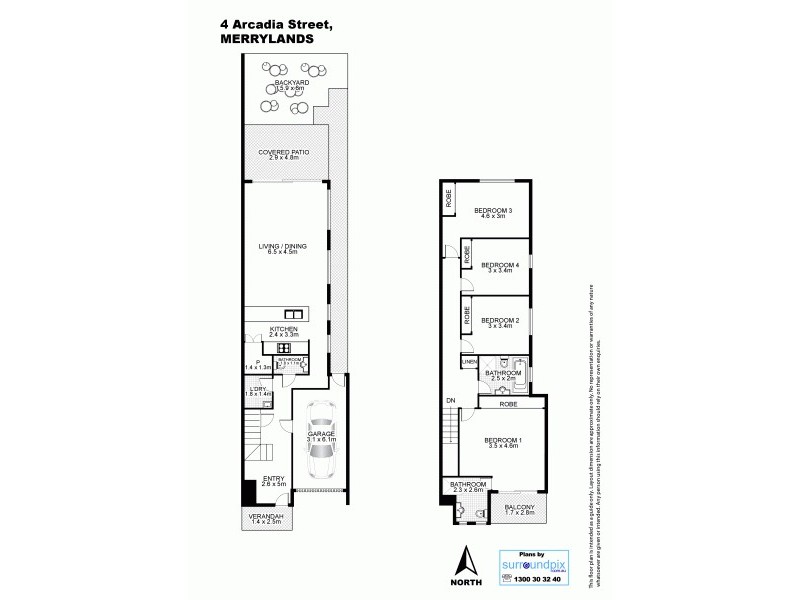4b Arcadia Street, Merrylands NSW 2160 Floorplan
