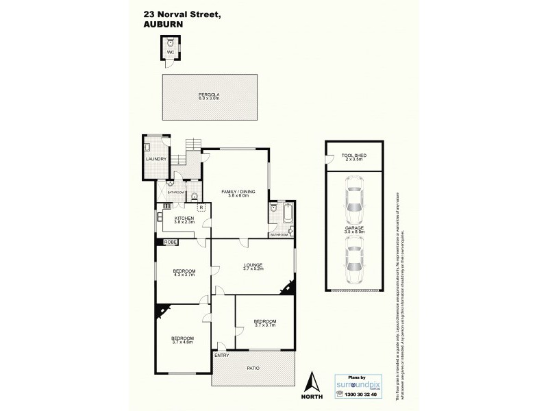 23 Norval Street, Auburn NSW 2144 Floorplan