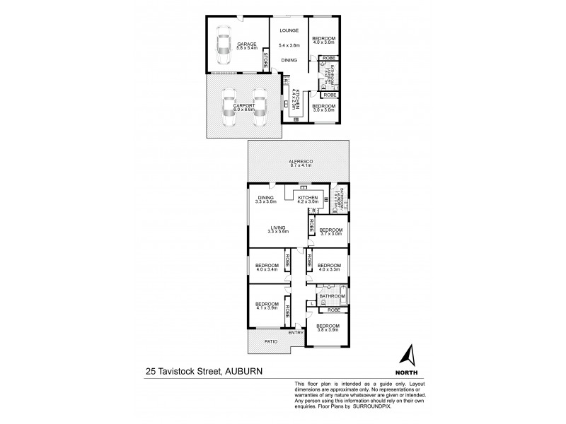 25 Tavistock Street, Auburn NSW 2144 Floorplan