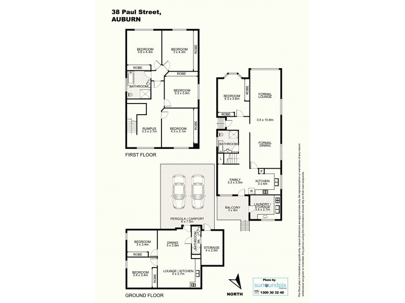 38 Paul Street, Auburn NSW 2144 Floorplan