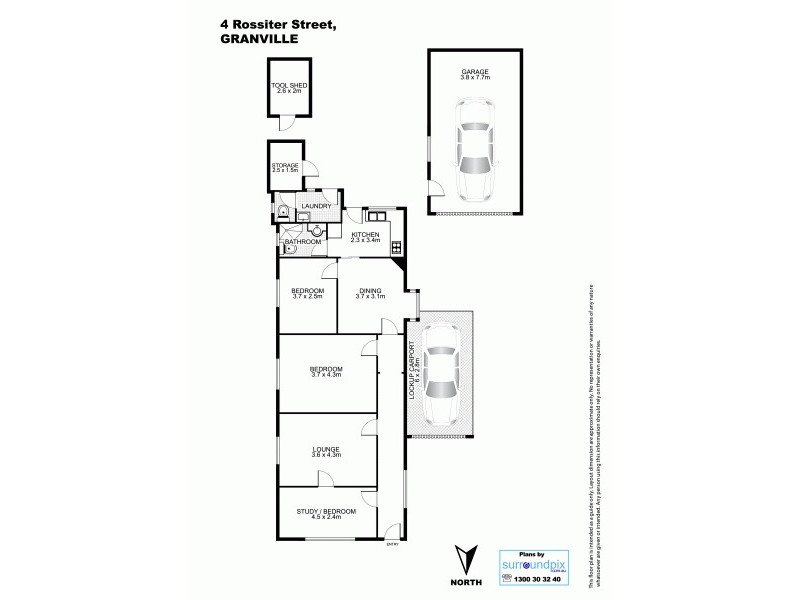 4 Rossiter St, Granville NSW 2142 Floorplan
