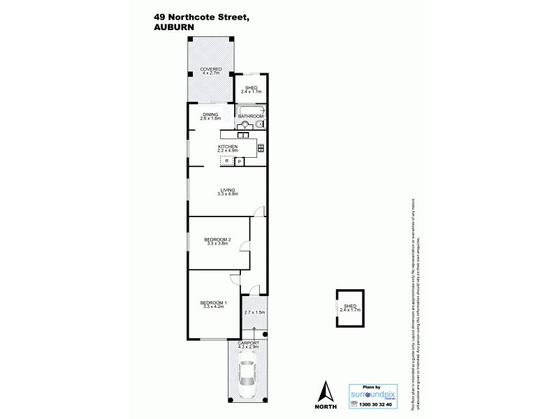49 Northcote Street, Auburn NSW 2144 Floorplan