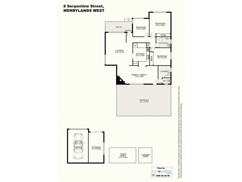 8 Serpentine Street, Merrylands NSW 2160 Floorplan