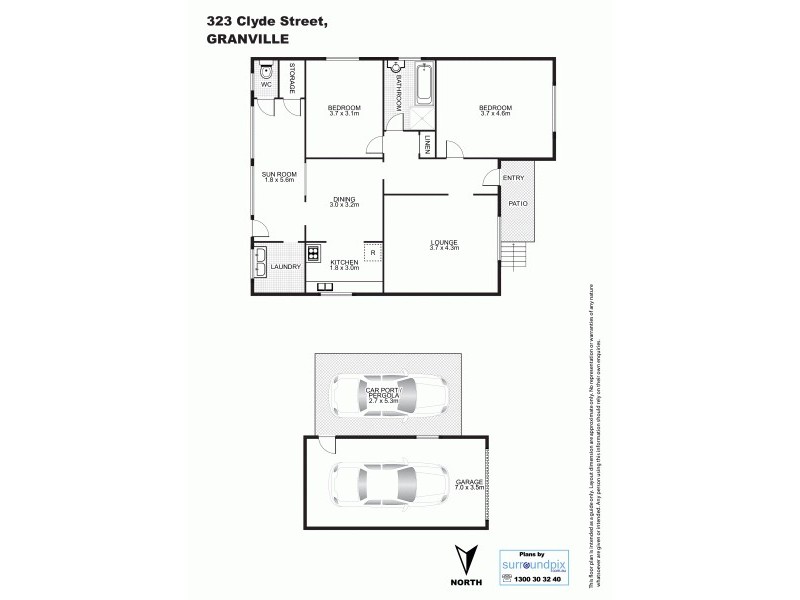 323 Clyde St, Granville NSW 2142 Floorplan