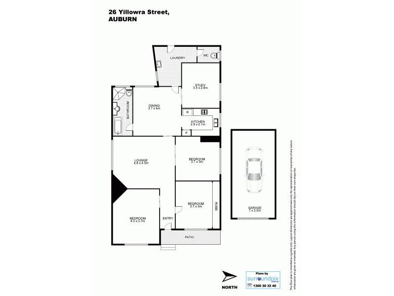 26 Yillowra Street, Auburn NSW 2144 Floorplan