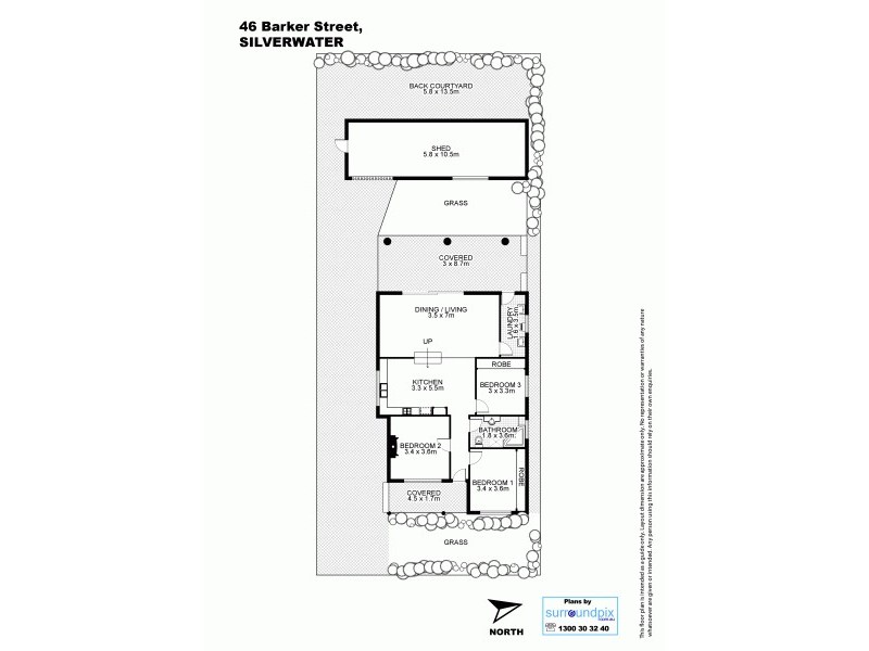 46 Barker Avenue, Silverwater NSW 2128 Floorplan