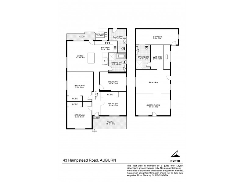 43 Hampstead Rd, Auburn NSW 2144 Floorplan