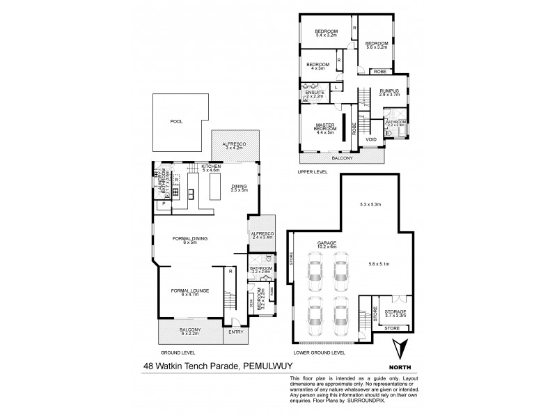 48 Watkin Tench Pde, Pemulwuy NSW 2145 Floorplan