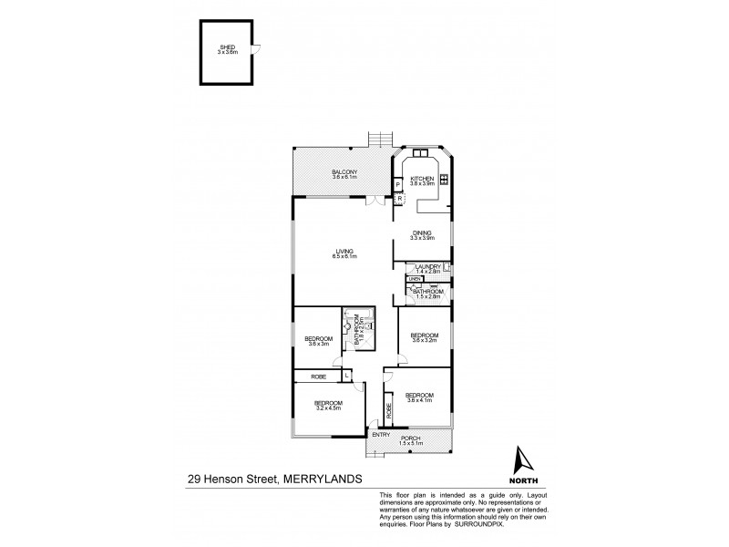 29 Henson Street, Merrylands NSW 2160 Floorplan