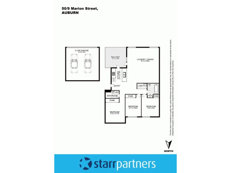 50/9 Marion Street, Auburn NSW 2144 Floorplan