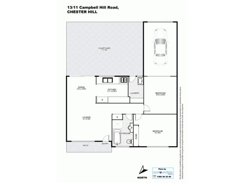 13/11 Campbell Hill Road, Chester Hill NSW 2162 Floorplan
