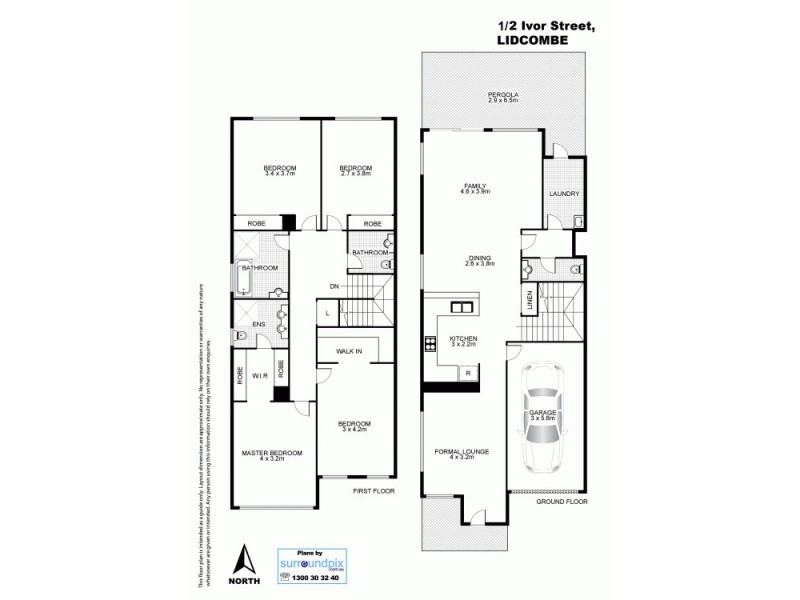 2 Ivor street, Lidcombe NSW 2141 Floorplan