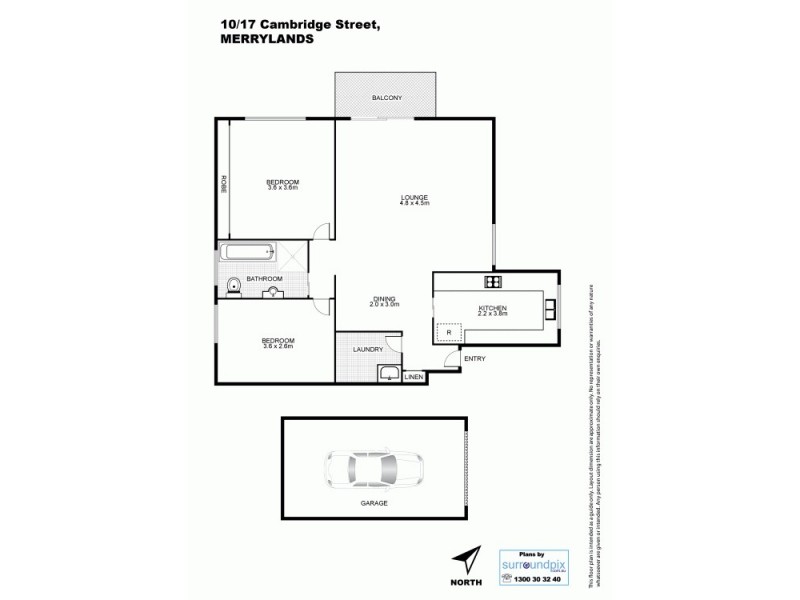 10/17 Cambridge St, Merrylands NSW 2160 Floorplan