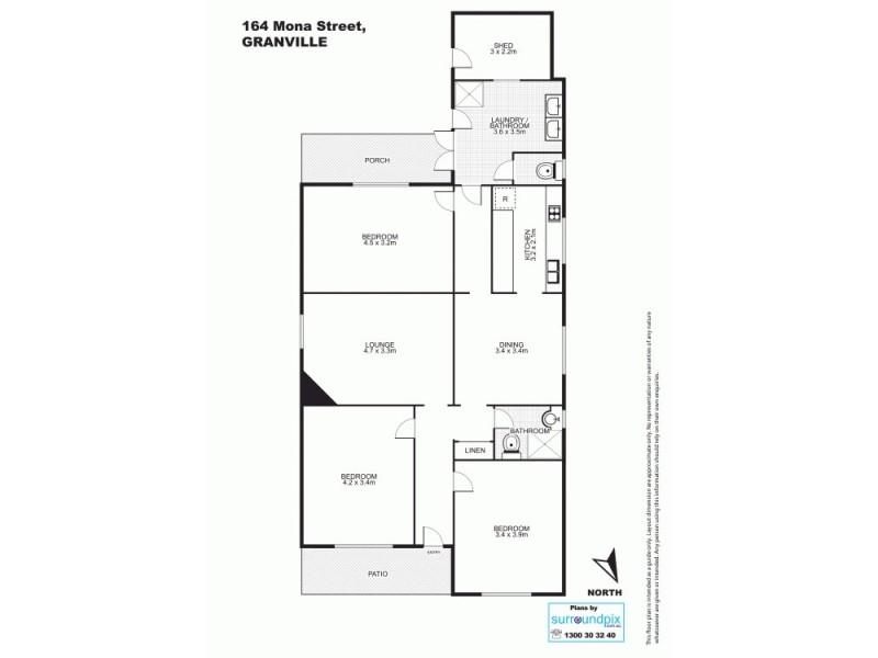164 Mona St, Granville NSW 2142 Floorplan