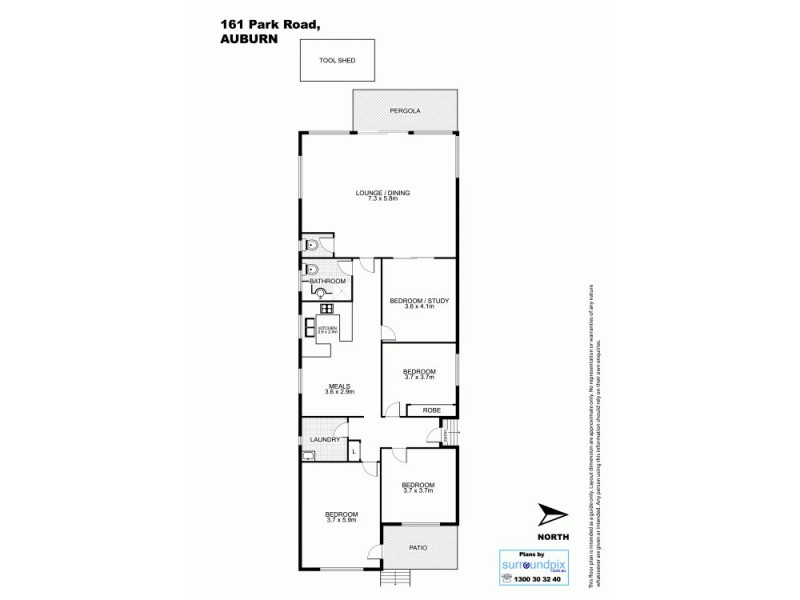 161 Park Rd, Auburn NSW 2144 Floorplan