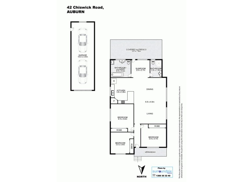 42 Chiswick Rd, Auburn NSW 2144 Floorplan