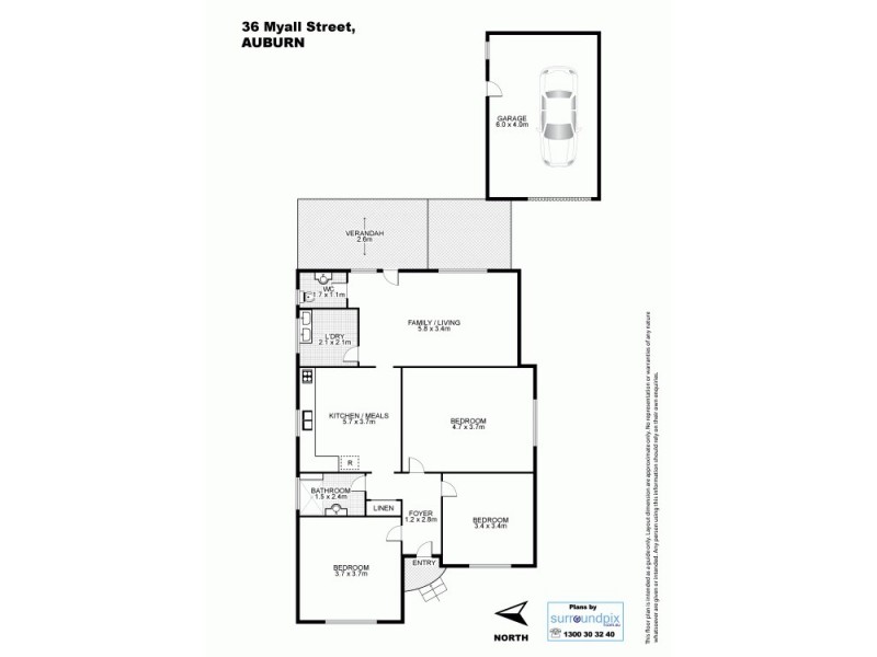 36 Myall St, Auburn NSW 2144 Floorplan