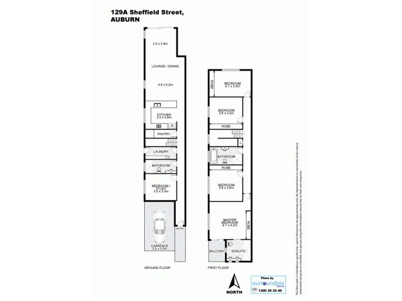 129a Sheffield St, Auburn NSW 2144 Floorplan